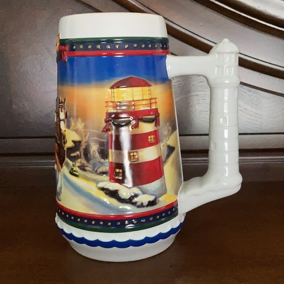 Budweiser Holiday Stein - Picture 2 of 5